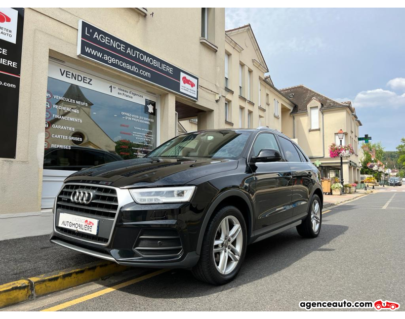 Achat voiture occasion, Auto occasion pas cher | Agence Auto Audi Q3 TFSI 180 QUATTRO AMBITION LUXE + OPTIONS ! Noir Année 2015 Automatique Essence